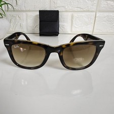 Ray-Ban RB4105 710/51 50-22 Folding Wayfarer Classic Light Havana Sunglasses