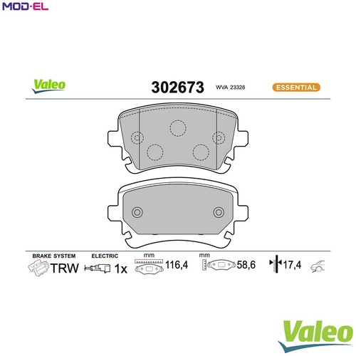 Brake pad set disc - brake,