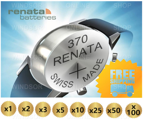 Renata watch battery 370 - renata,