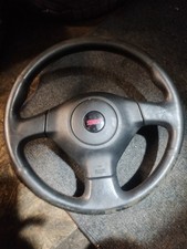 SUBARU IMPREZA WRX STI STEERING WHEEL HAWKEYE BLOBEYE 02-05 GENUINE JDM