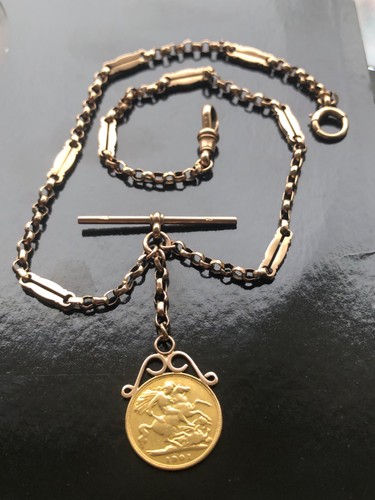Antique 9ct gold - 9ct, double