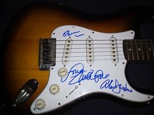 THE BEACH BOYS SIGNED GUITAR FENDER STARCASTER BRIAN WILSON! JARDIN+ LOVE PROOF!