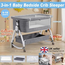3in1 Baby Bedside Crib Sleeper