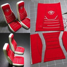 For Tamiya Scania 1/14 RC Car Truck Cab Seat Decorative stickers DIY Accessories