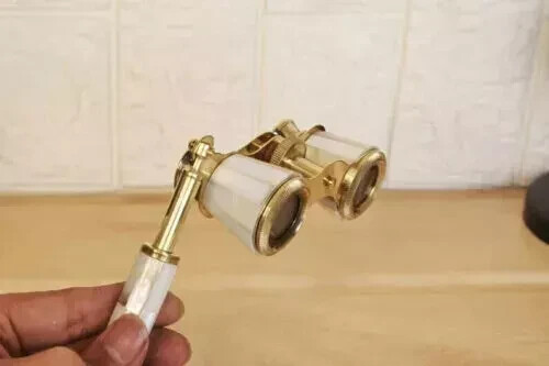 Handmade brass opera - handmade, glasses