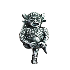 Lincoln Imp Pewter Pin Badge Grotesque Quirky Fun Brooch Tie Lapel Pin Gothic