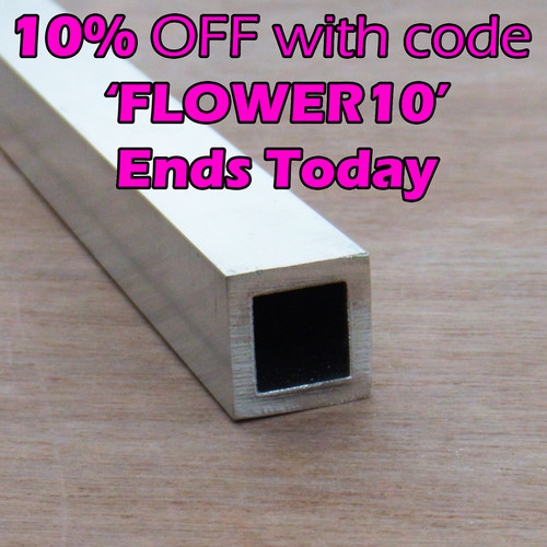 19mm 20mm aluminium square - 19mm, 20mm aluminium