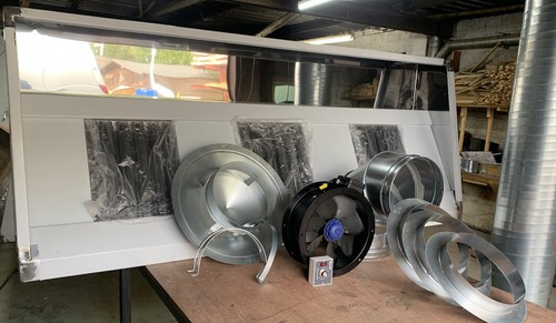 Commercial kitchen hood canopy - kitchen, hood/canopy