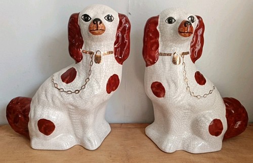 Pair fireside dogs - pair,