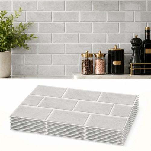 12pcs black brick tile - black,