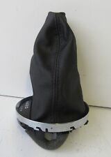 Genuine Used MINI Automatic Gear Gaiter Black Leather with Chrome Ring R56 #Q