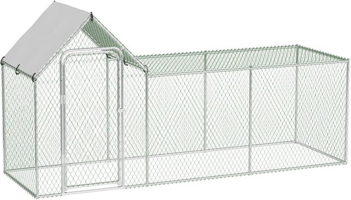 Metal chicken run cage - chicken,