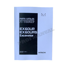 Hitachi EX60URG excavator parts catalog manual
