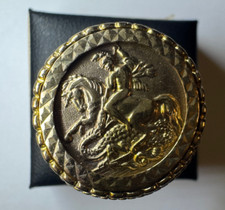 9ct Imitation Sovereign Ring |