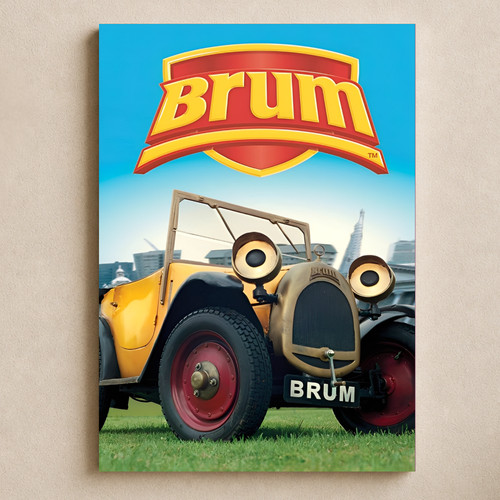 Brum retro show poster - tv,