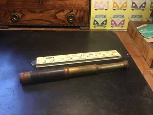 Vintage brass and leather - vintage,