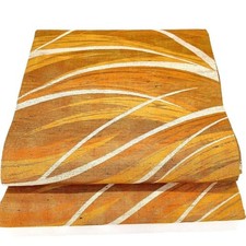 5493# Japanese Vintage Nagoya Obi Belt Kimono Fabric Silk Traditional