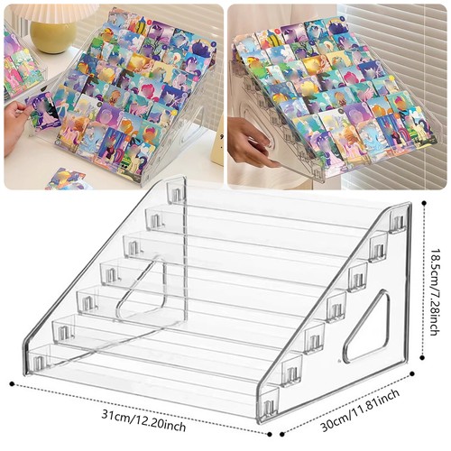 Trading card display stand for - trading,