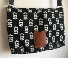 Orla Kiely Little Sweetpea Printed Foldover Tote Shopping bag