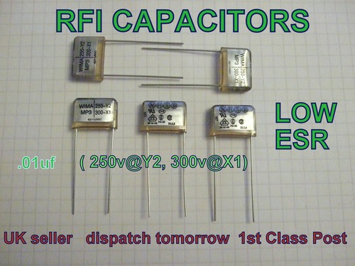 Rfi interference capacitors - rf,