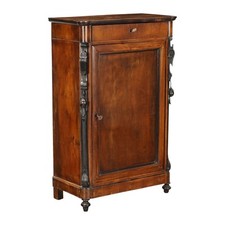 Antique Cupboard Louis Philippe Walnut Drawer Italy XIX Century Original