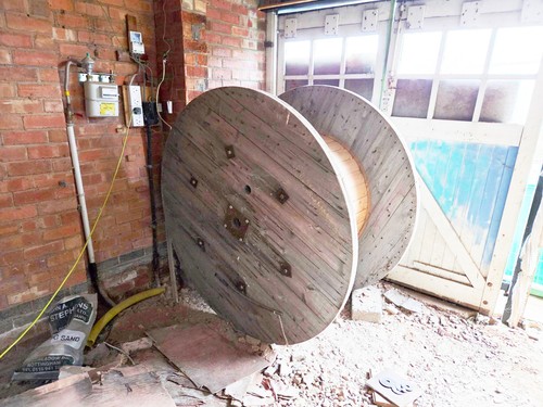 Large solid 170cm - 170cm, rustic