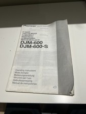 pioneer DjM 600  Mixer User
