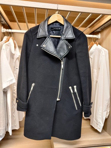 Zara woman coat - zara, black