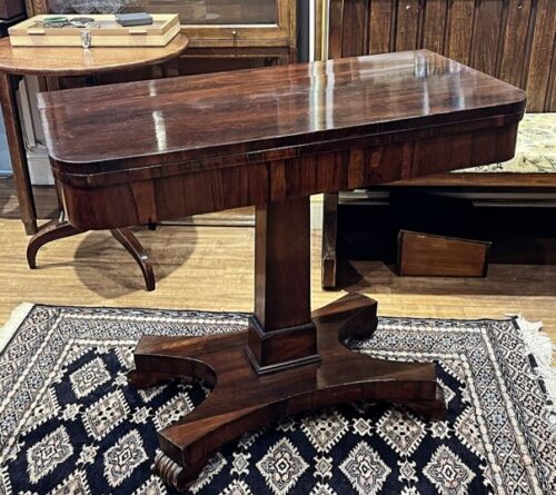 Antique rosewood games table - antique,