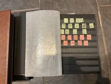 Large GB Collection vintage stamps unused used George V album stock book 1000s