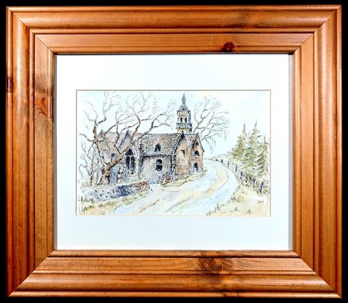 Original irish art watercolour - art,