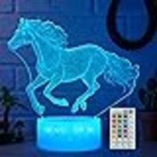 Horse 3D Lamp with Remote 16