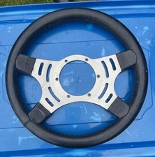 Classic Mini Steering Wheel 13 inch Austin Morris Triumph Ford Mini MG Leather