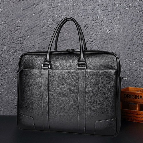 Mens leather briefcase - leather,