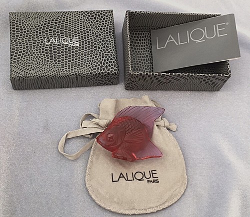 Pretty lalique france fish - lalique,