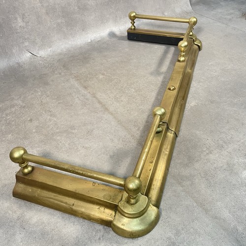 Vintage brass fireplace - vintage,