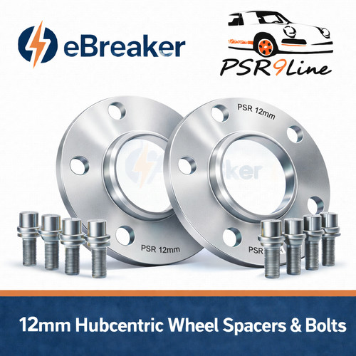 Silver porsche wheel spacers - silver,