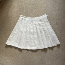 Amazon White Pleated Tennis Skirt Size S Great Condition
