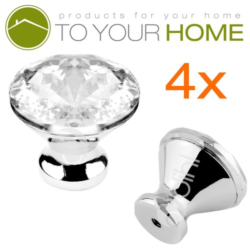 Diamond crystal door knobs - diamond,