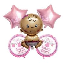 Baby Shower Foil Balloons Boy Girl Reveal Gender Latex Balloon Party New Born