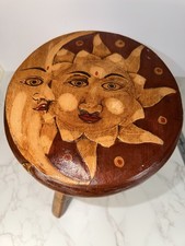 Vtg Celestial Folk Art Rustic