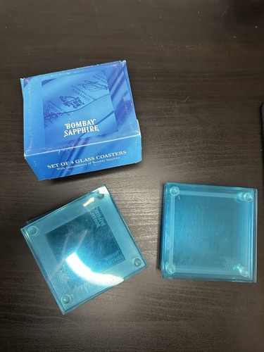 Bombay sapphire blue glass - sapphire,