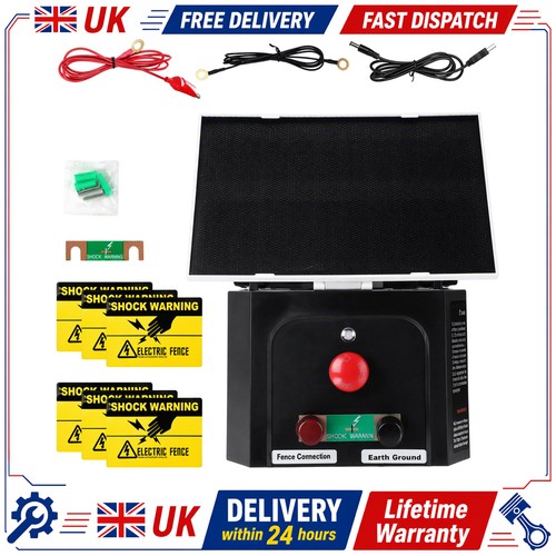 Solar electric fence energiser - solar,