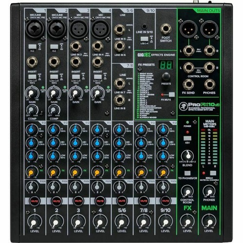 Mackie profx10v3 channel - mackie,