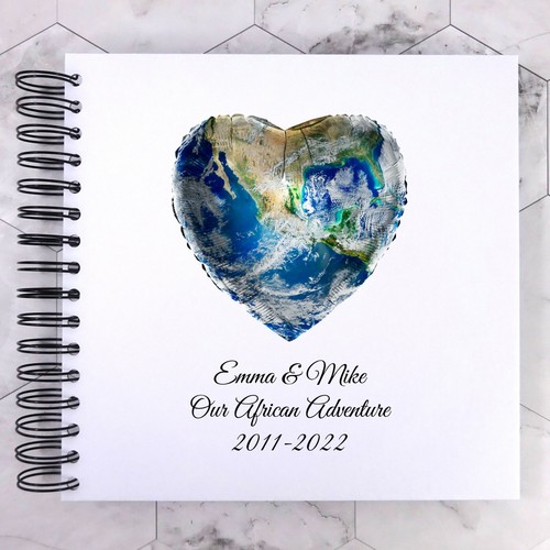 Personalised world heart - world,