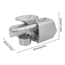 Commercial Olive Oil Press Extractor Stainless Steel Automatic Oil Press Machine