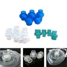 1000pcs Pocket CPR Mask Inlet One-Way Valve CPR First Aid Training 22mm 3 colors