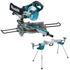 Makita DLS714NZ 36V LXT Brushless 190mm Slide Compound Mitre Saw With Leg Stand