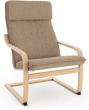 Vinylla Armchair Replacement Cover Made for Ikea Poang Chair (Cushion Design 1,