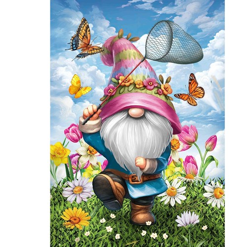 Springtime gnome decorative - "springtime, gnome"